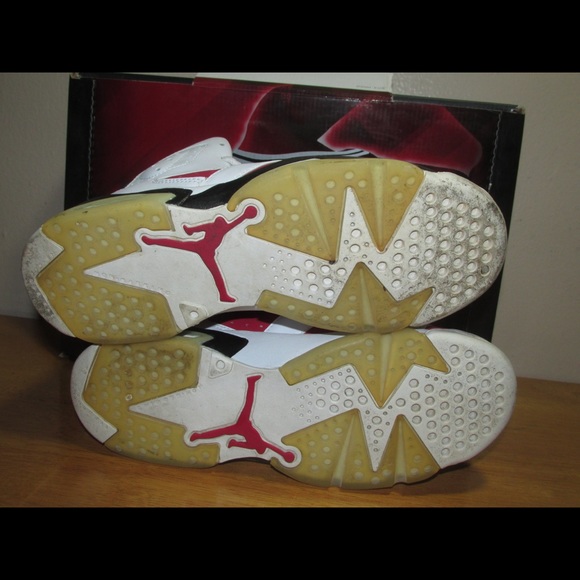 Authentic Nike Air Jordan 6 retro carmine GS Countdown pack - Picture 4 of 10